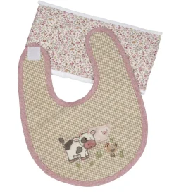 Farm Friends Gift Boxed Bib & Burp Set by Maison Chic