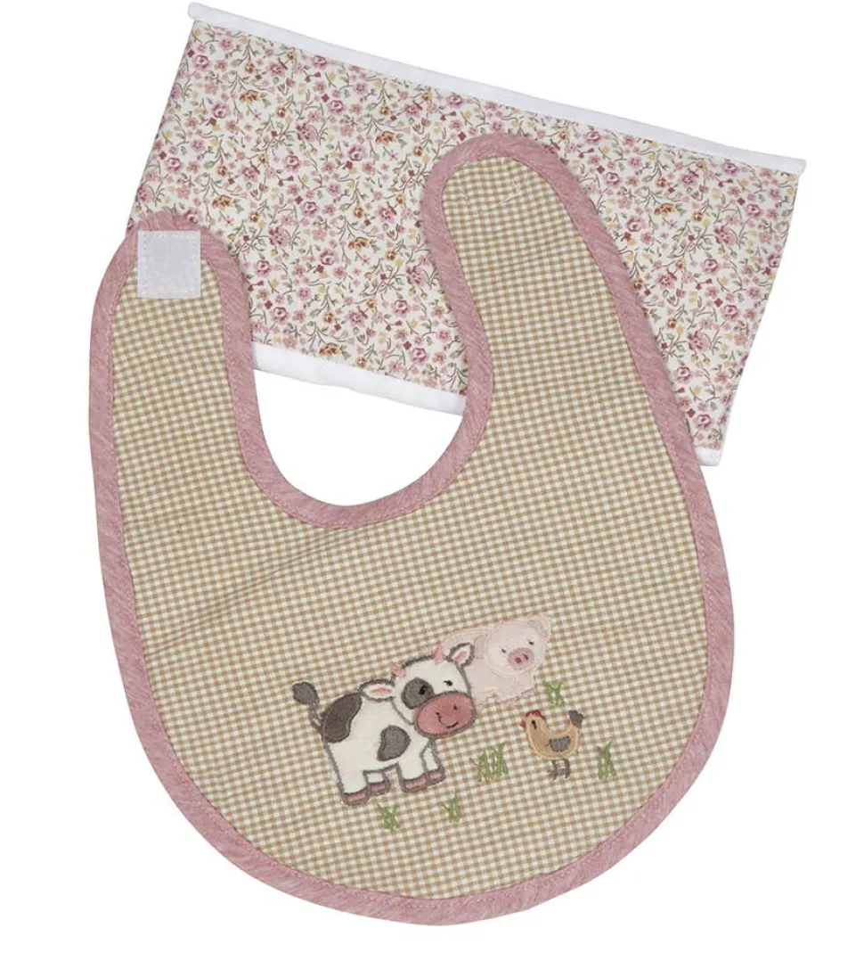 Farm Friends Gift Boxed Bib & Burp Set by Maison Chic
