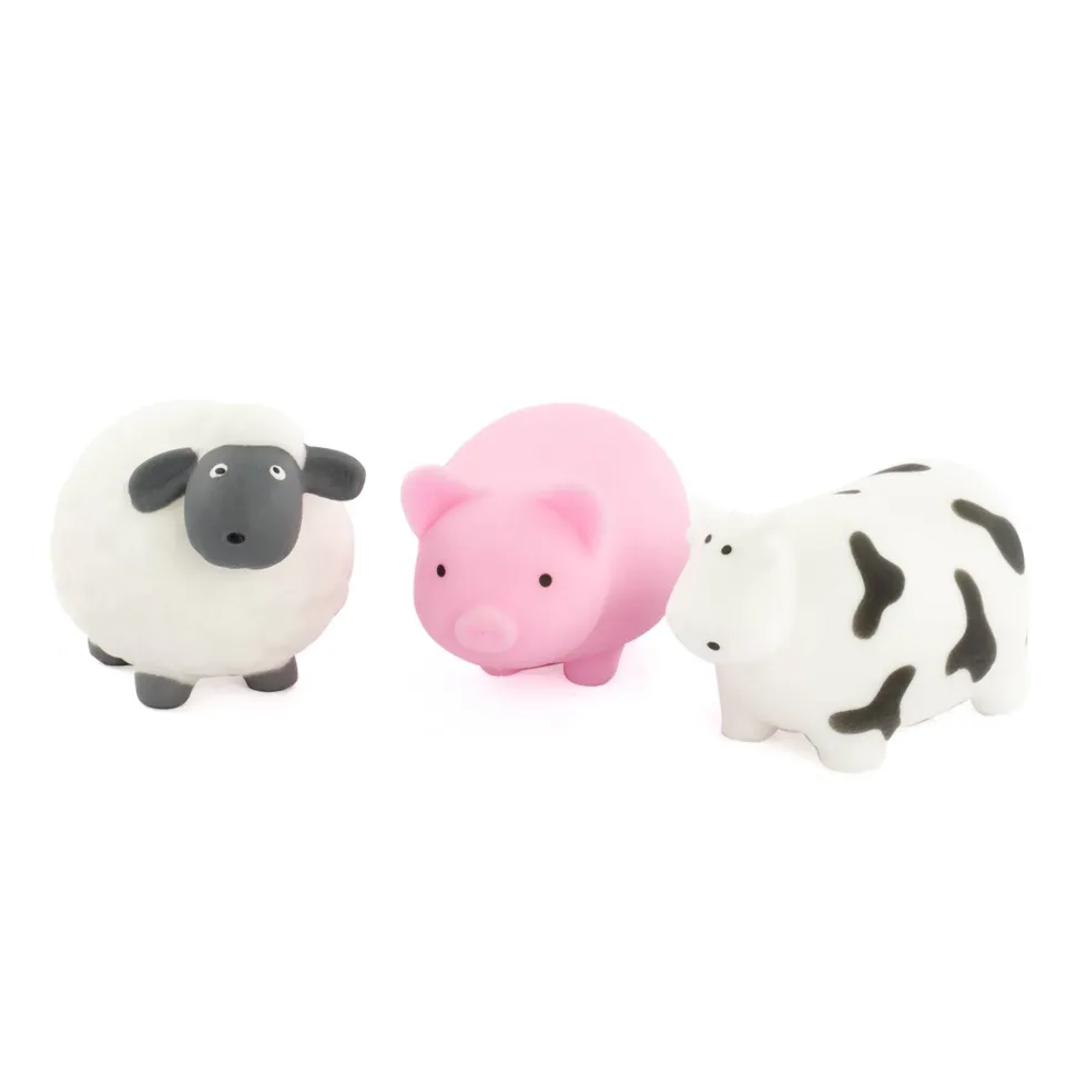 Farm Squeezies Squishy Pig, Cow or Sheep Fidget Toy