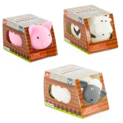 Farm Squeezies Squishy Pig, Cow or Sheep Fidget Toy