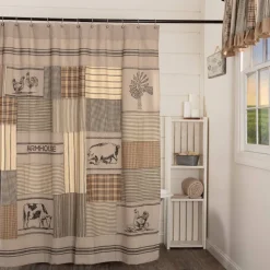 Farmhouse Animals Shower Curtain by Sawyer Mill