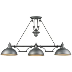 Farmhouse 3-Lght Adjustbl Islandw/Shade