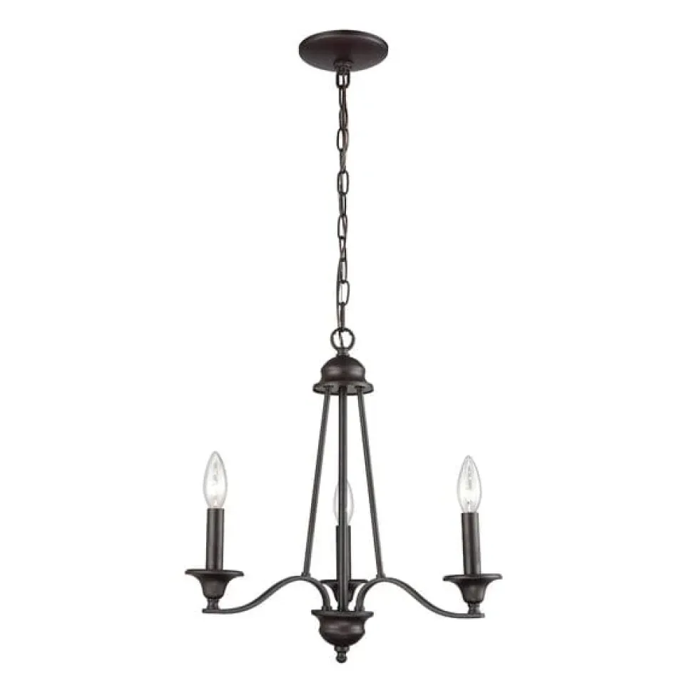 Farmington 3-Lght Chandelier Oil Rubbed Bz