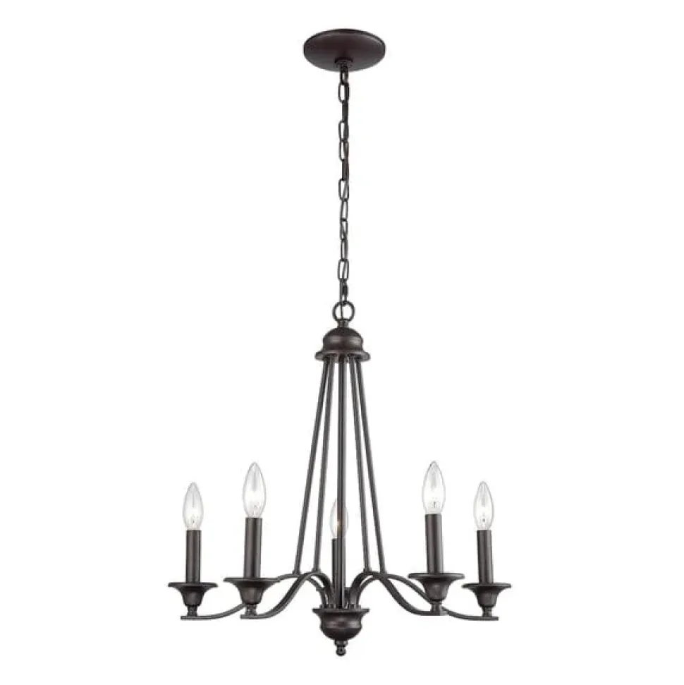 Farmington 5-Lght Chandelier Oil Rubbed Bz