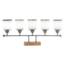 Farmstead Tabletop Candle Holder Centerpiece