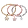 Fashion Stretch Bracelets-Rose, Yellow or White Gold Plated BOGO