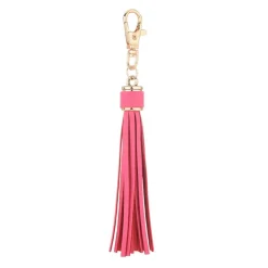 Faux Leather Pig Key Chain with Strap, Tassel and Rooterville Logo!*