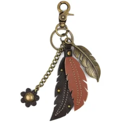 Feather Charming Charms Keychain by Chala