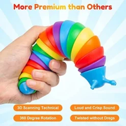 Fidget Slug, Articulated Caterpillar Fidget Toy