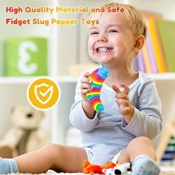 Fidget Slug, Articulated Caterpillar Fidget Toy