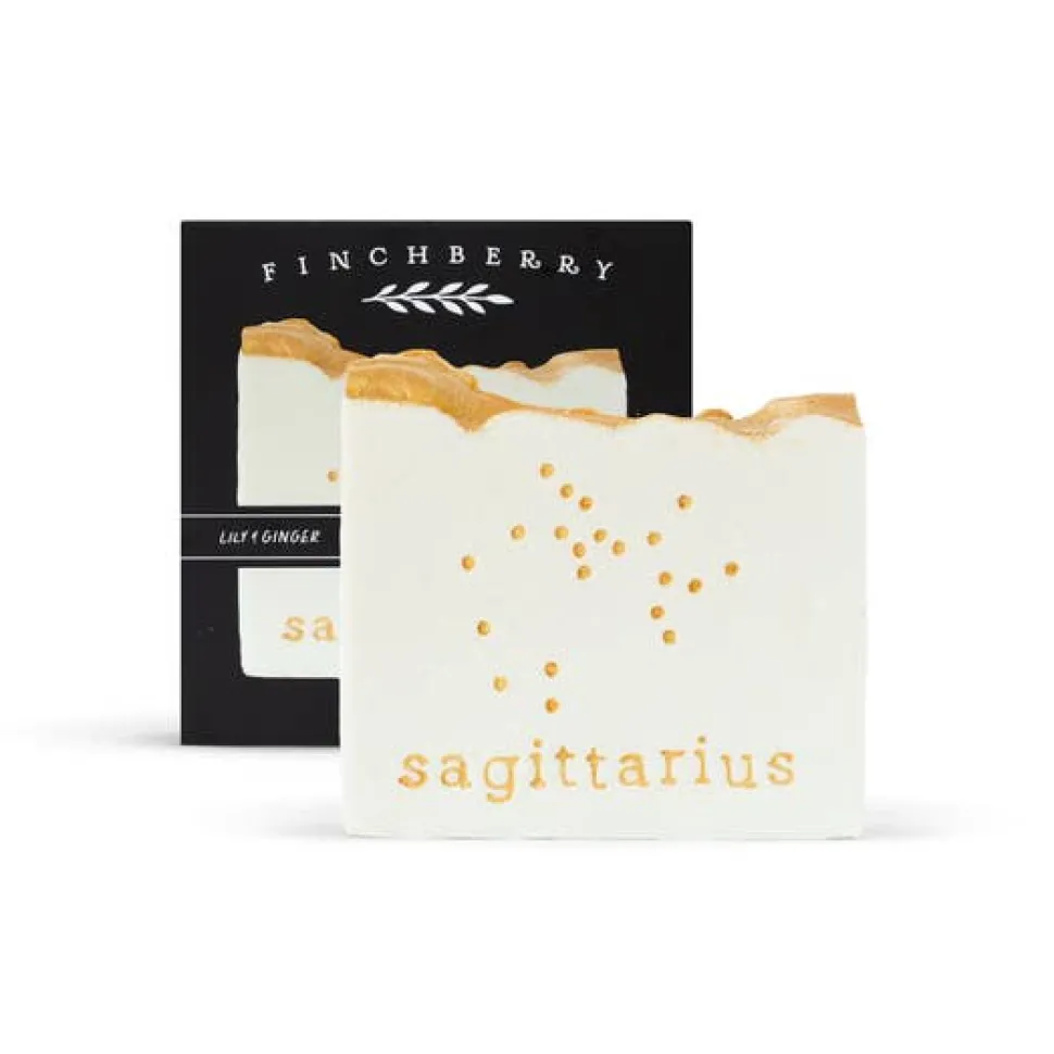 Finchberry Natural Zodiac Soap Bars-White and Gold Elegant Perfect for Gifting!