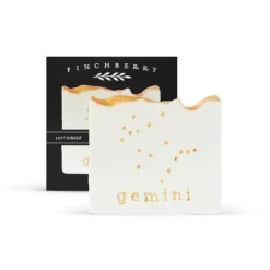 Finchberry Natural Zodiac Soap Bars-White and Gold Elegant Perfect for Gifting!