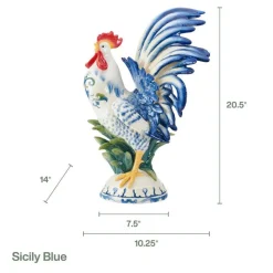 Fitz & Floyd Beautiful Fine Ceramic Rooster Collection