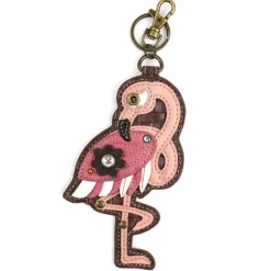 FLAMINGOS- KEYCHAIN/COIN PURSE/Xbody/Tote by Chala