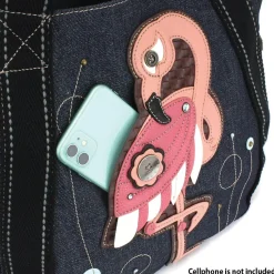 FLAMINGOS- KEYCHAIN/COIN PURSE/Xbody/Tote by Chala