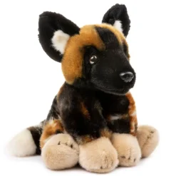 Floppy Plush African Wild Dog Toy 12" by Wildlife Tree