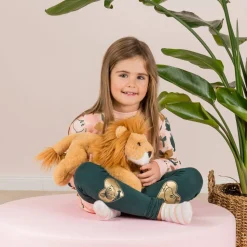 Floppy Plush Lion Lying 33 cm by Teddy Hermann
