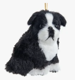 Fluffy Dog Ornaments-Realistic Pups for Christmas Decoration