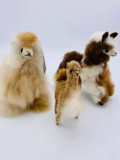 Fluffy Plush Llama Handmade in Peru