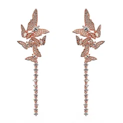 Fluttering Butterflies Necklace and Earrings-TOP Quality, Spectacular!