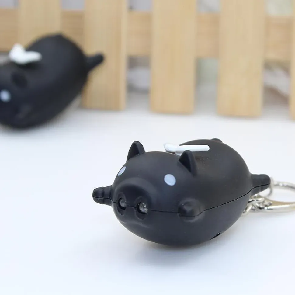 Flying or Standing Key-chain Light Piggies! Makes Noise for Emergencies Too!*