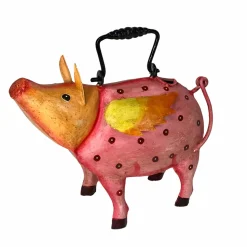 Flying Pink Pig Water Can-Pink Polka Dot Cutie *