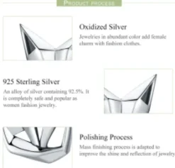 Fox Stud Sterling Silver Earrings