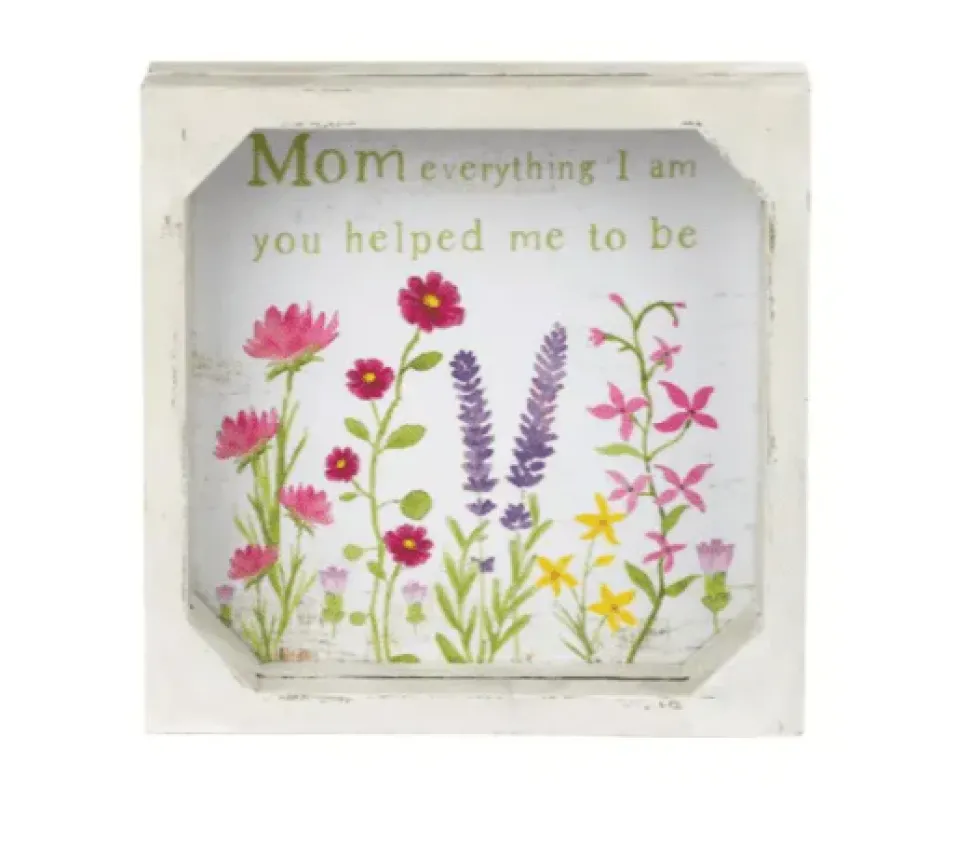 Framed Box Sign Gift for Mom by Blossom Bucket*