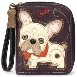French Bulldog Handbag, Wallet Collection by Chala-NEW! Vegan!