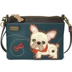 French Bulldog Handbag, Wallet Collection by Chala-NEW! Vegan!