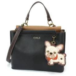 French Bulldog Handbag, Wallet Collection by Chala-NEW! Vegan!