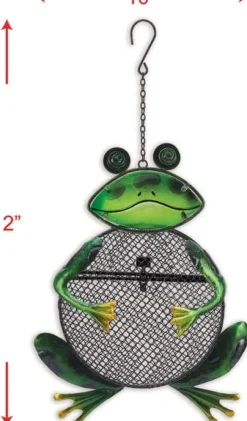 Frog Mesh Bird Feeder