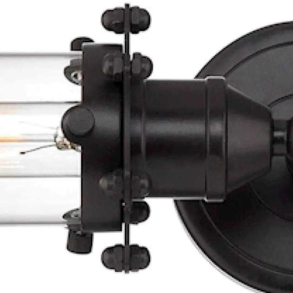 Fulton 2-Lght Vnty Lamp W/Glss