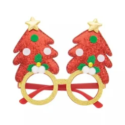 Funny Christmas Tree Glasses for Parties SET of 2