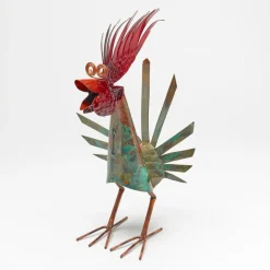 Funny Copper Rooster Handmade in the USA