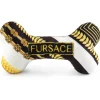 Fursace Bone for Dogs with Squeaker Inside Plush Parody Pet Chew Toy