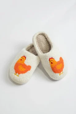 Fuzzy Chicken Slippers- Adult Chicken Lovers LOOK!