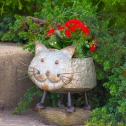Galvanized Animal Planters in 6 Assorted Styles