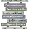 Garden Rules Whimsical Pallet Art Sign by IN THE GARDEN