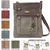 Gemini Crossbody Bag with Paw Keychain by Chala VEGAN