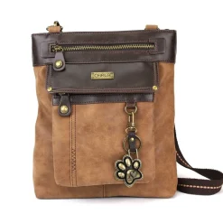 Gemini Crossbody Bag with Paw Keychain by Chala VEGAN