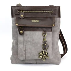 Gemini Crossbody Bag with Paw Keychain by Chala VEGAN