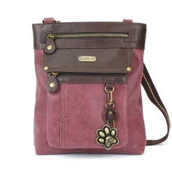 Gemini Crossbody Bag with Paw Keychain by Chala VEGAN