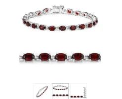 Gemstone Bracelets in Sterling Silver-Amethyst, Sapphire, Peridot and MORE!