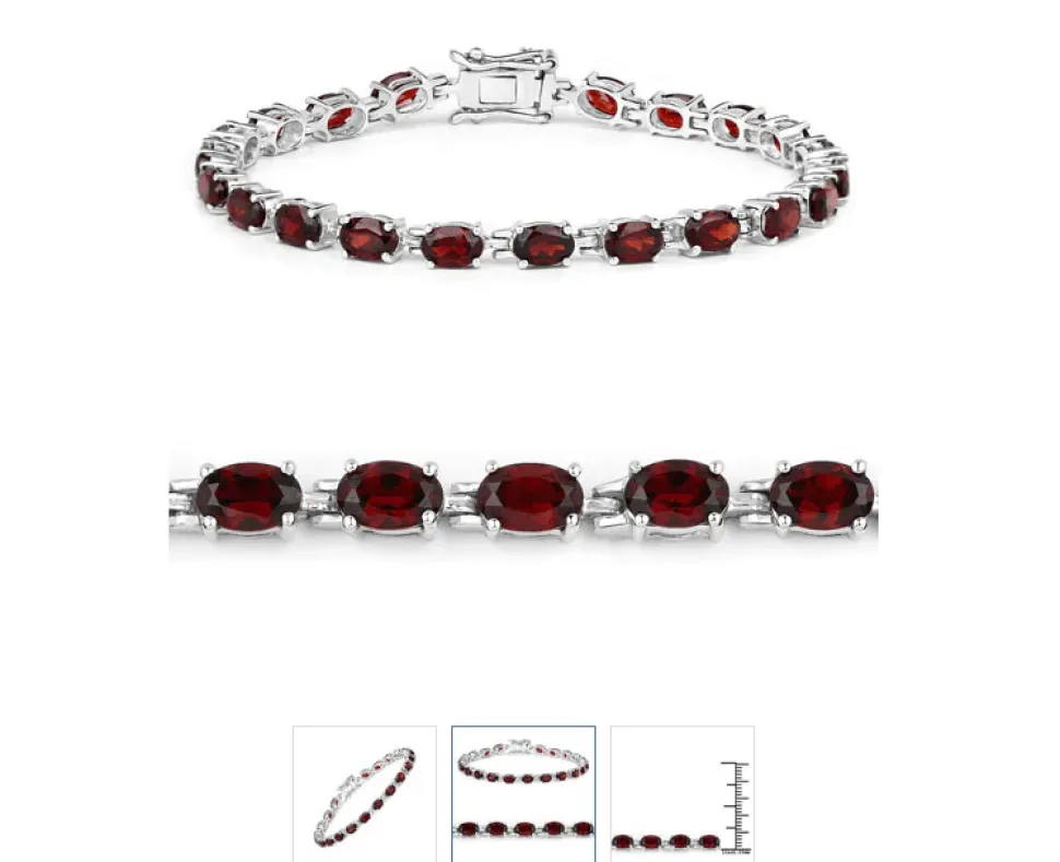 Gemstone Bracelets in Sterling Silver-Amethyst, Sapphire, Peridot and MORE!