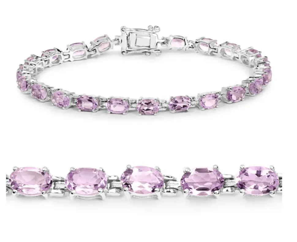 Gemstone Bracelets in Sterling Silver-Amethyst, Sapphire, Peridot and MORE!
