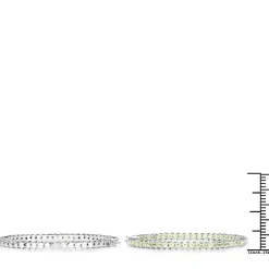 Gemstone Hoop Earrings: Peridot,Amethyst or Blue Topaz in 925 Sterling Silver