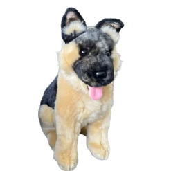 German Shepherd Sitting with Black Face Small 24cm/9.5"