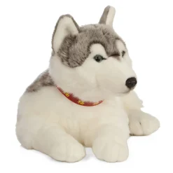 Giant Husky Dog Plush by Living Nature