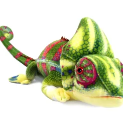 Giant Lifelike Plush Chameleon 46 Inch Stuffed Animal